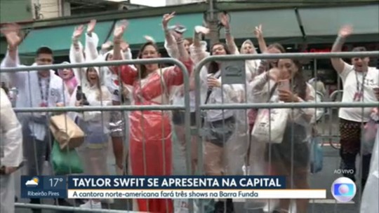 Taylor Swift atrai multidão na capital - Programa: SP1 