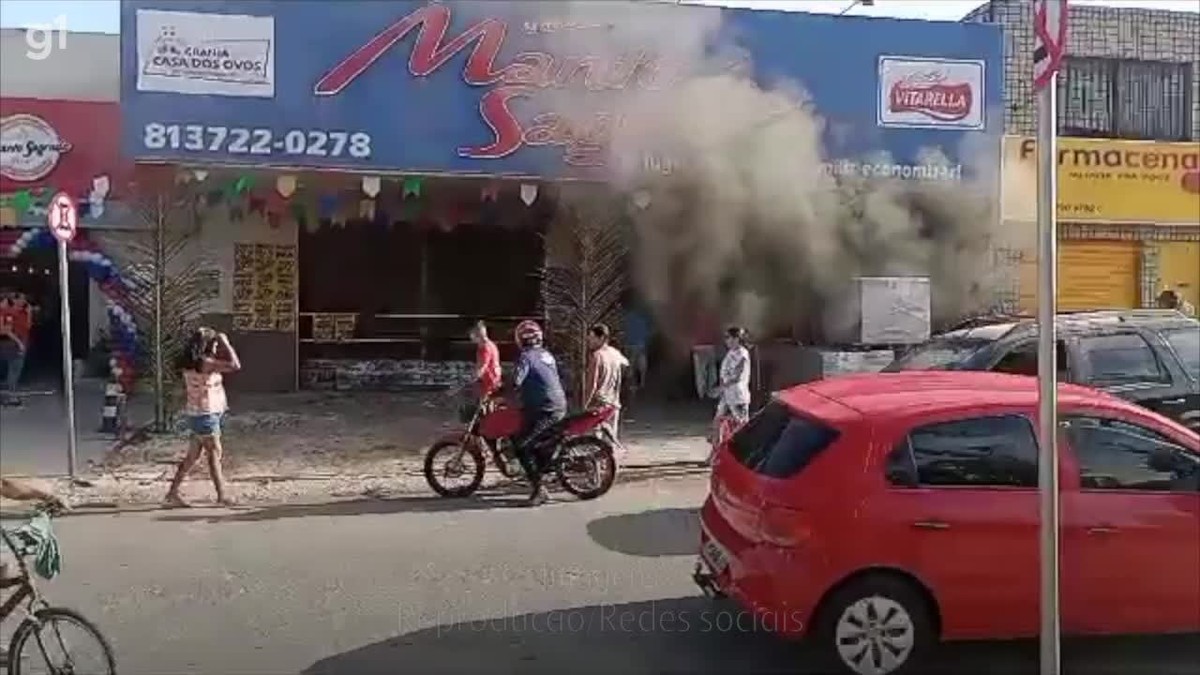 VÍDEO: Princípio de incêndio é registrado em mercado de Caruaru ...