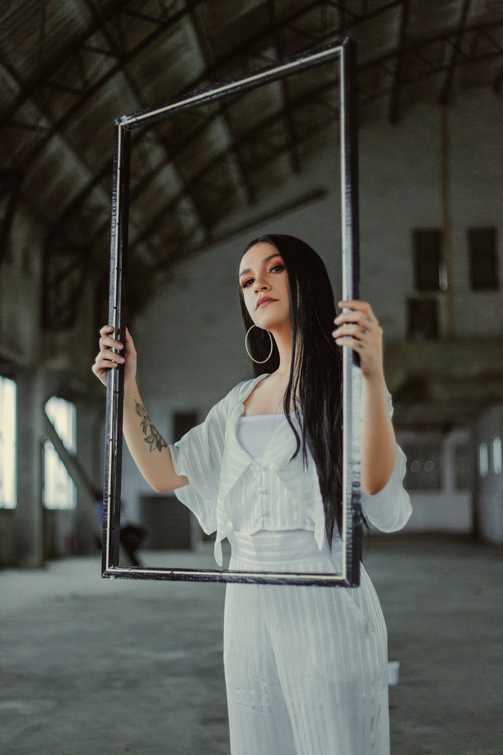 Priscilla Alcântara, cantora gospel, em divulgação do álbum 'Gente', em 2018 — Foto: Divulgação