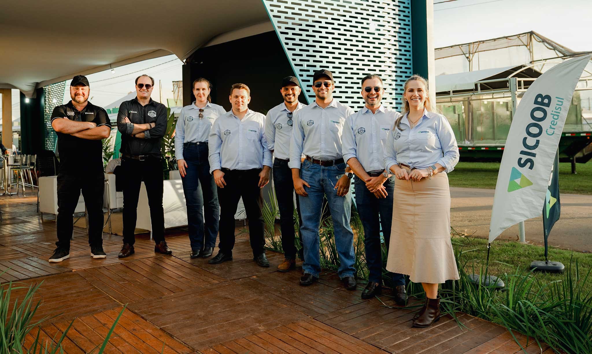 Equipe da Sicoob Credisul — Foto: Divulgação