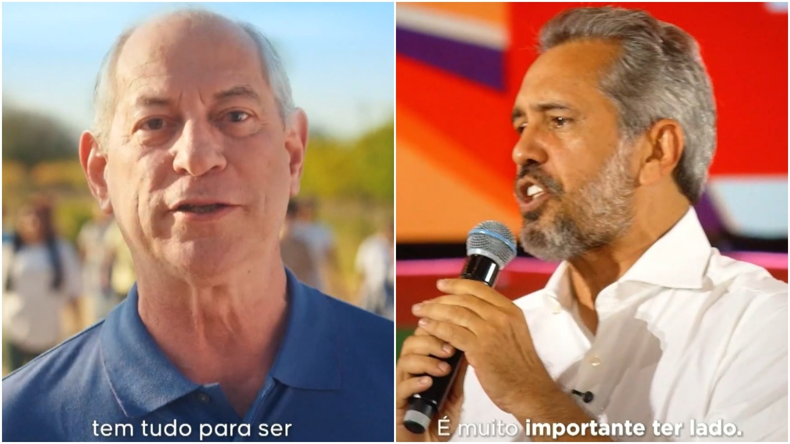 Ciro destaca avanço de facções no Ceará, e Elmano ressalta conquistas do governo no 1º dia de horário eleitoral