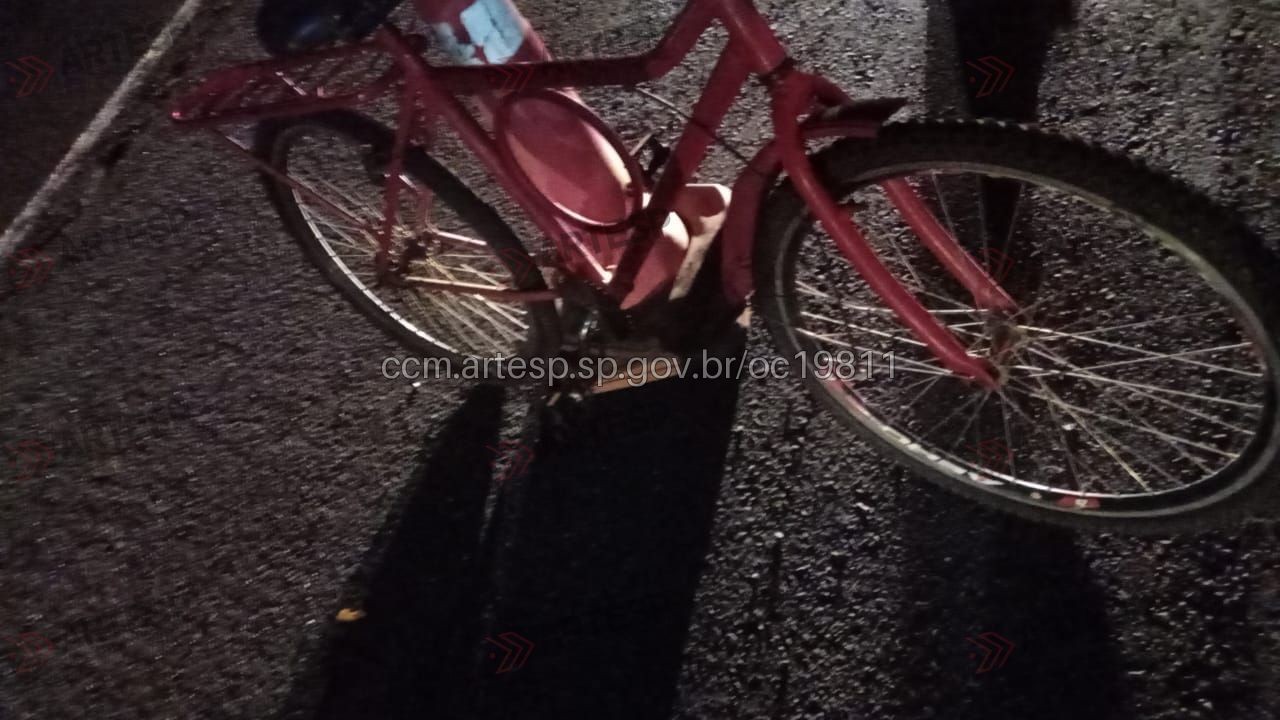 Ciclista morre atropelado por carro em rodovia de Guarantã