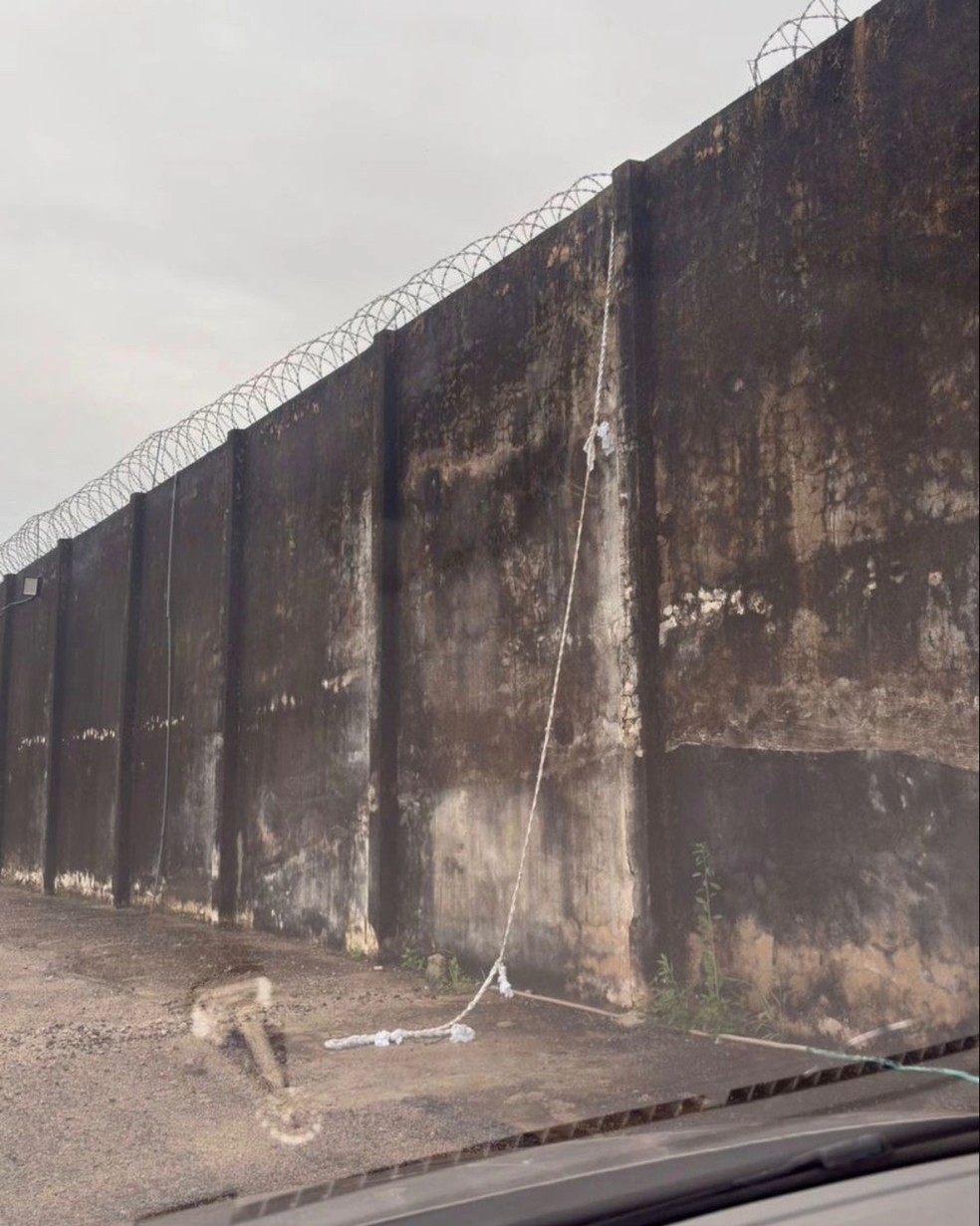 Presos utilizaram 'teresa' para fugir da Penitenciária de Alcaçuz — Foto: Reprodução
