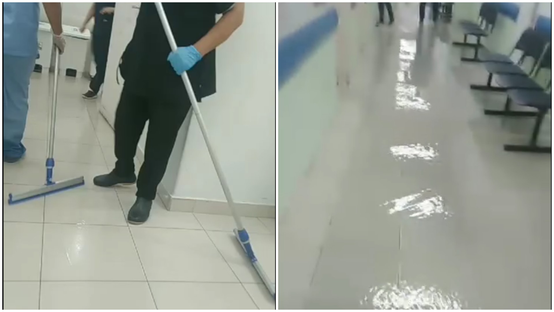 Chuva forte alaga hospital e causa transtornos em Itupeva