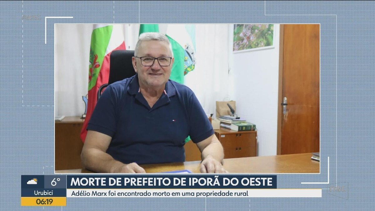 Prefeito de cidade de SC e pré-candidato à reeleição morre após parada ...
