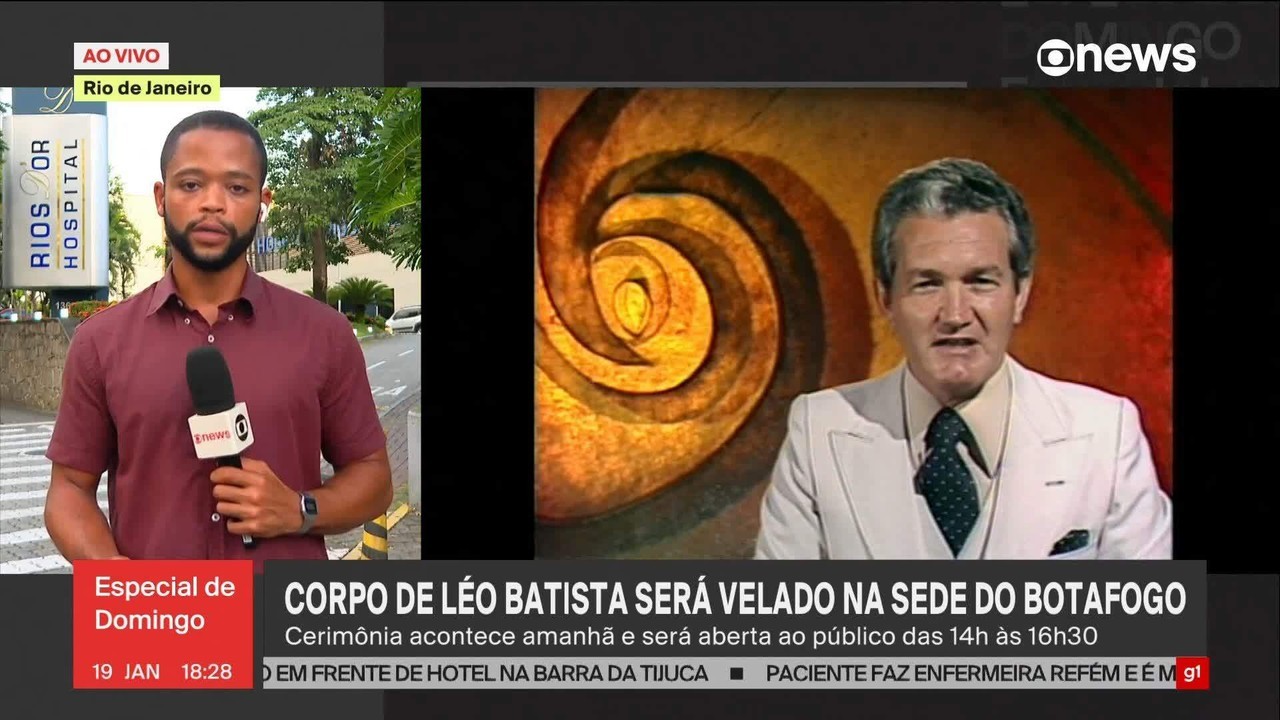 Lula lamenta morte de Léo Batista: "ícone do jornalismo brasileiro"