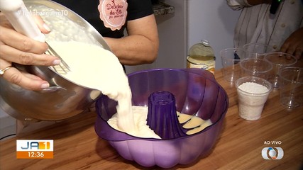 Chef ensina como preparar bolo de tapioca