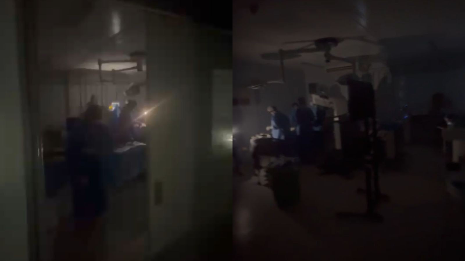VÍDEO: Médicos usam luz de celulares após falta de energia durante cirurgia no HGV; situação durou dois minutos, diz hospital