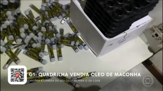 Presa a quadrilha que vendia óleo de maconha para uso em cigarros eletrônicos - Programa: Jornal da Globo 