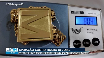 Quadrilha suspeita de roubar joias avaliadas em R$ 200 mil no interior do TO é presa