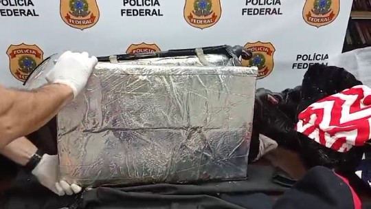 Paraense é presa no aeroporto de Fortaleza com 7,5 kg de cocaína - Foto: (Polícia Federal/ Divulgação)