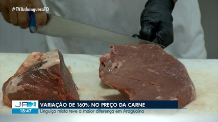 Procon-TO encontra variação de até 150% no preço da carne em Araguaína