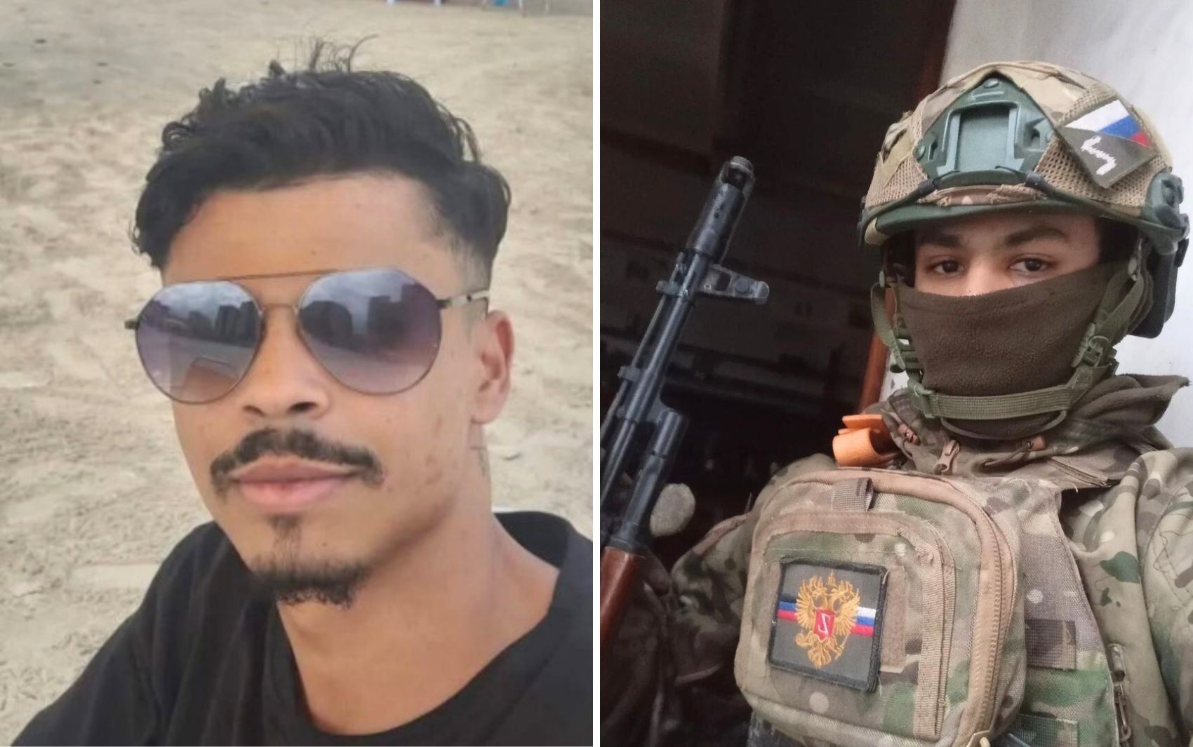 Jovem desaparece após falar à família que estava na guerra da Ucrânia