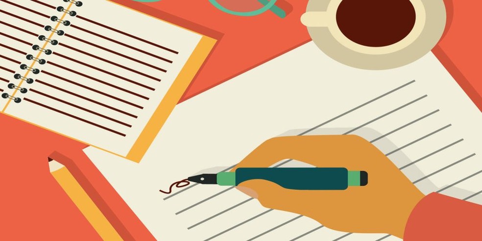 Redação é requerida em vestibulares e em provas do ENEM e precisa ser pensada com cautela para uma boa pontuação — Foto: Divulgação