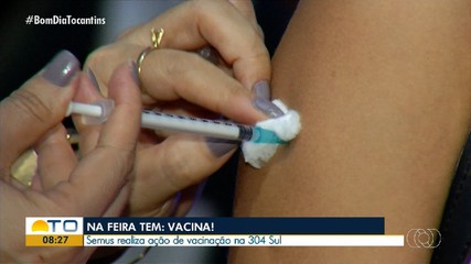 Na Feira Tem: vacinas contra a gripe são aplicadas na Feira da 304 Sul