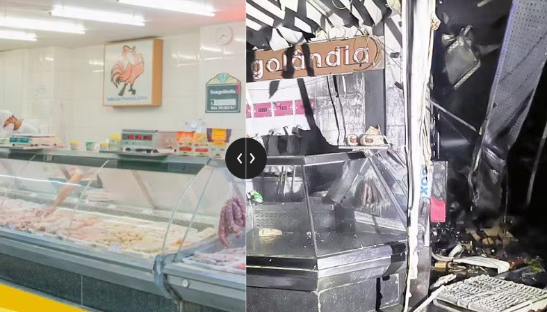 ANTES E DEPOIS: fotos mostram como era o Mercadão de Piracicaba e como ficou após ser atingido por incêndio