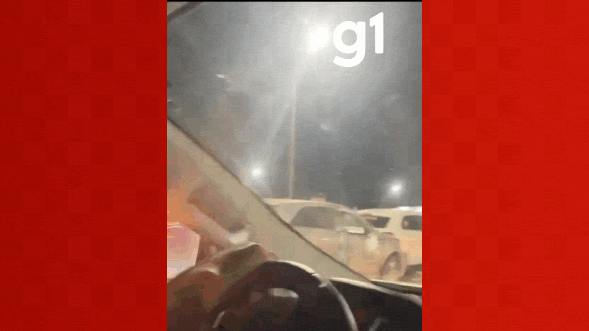 VÍDEO: oito carros se envolvem em engavetamento na BR-163 em MT