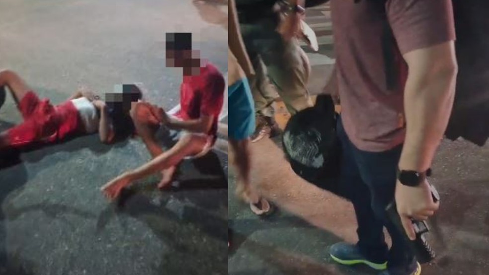 Adolescentes são baleados ao tentar assaltar policial militar à paisana em Caucaia. — Foto: Reprodução