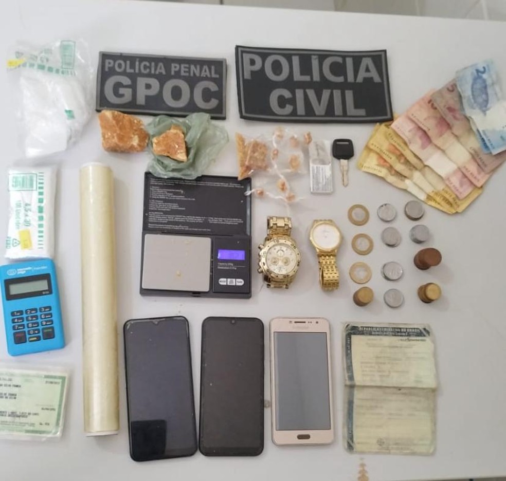 Material foi apreendido na Operação Nômade pelos policiais civis — Foto: Divulgação