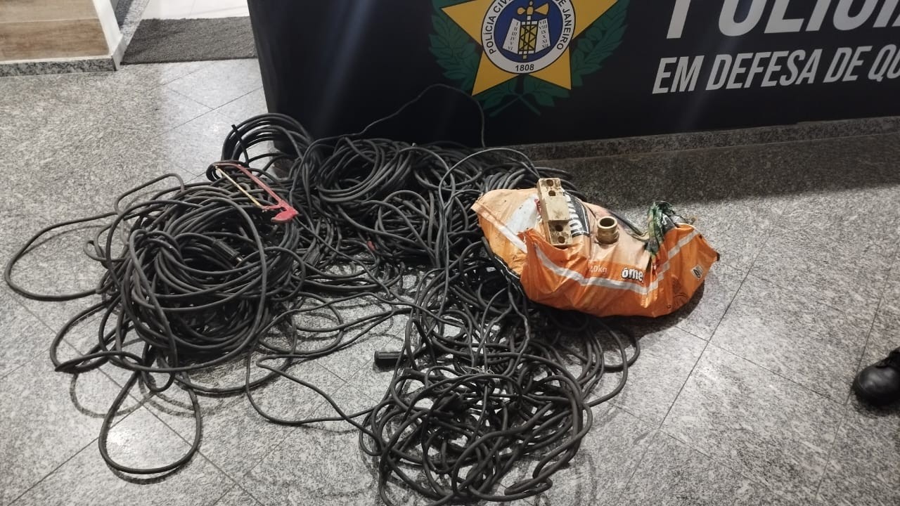Homem é detido por furtar 121kg de cobre em Volta Redonda 