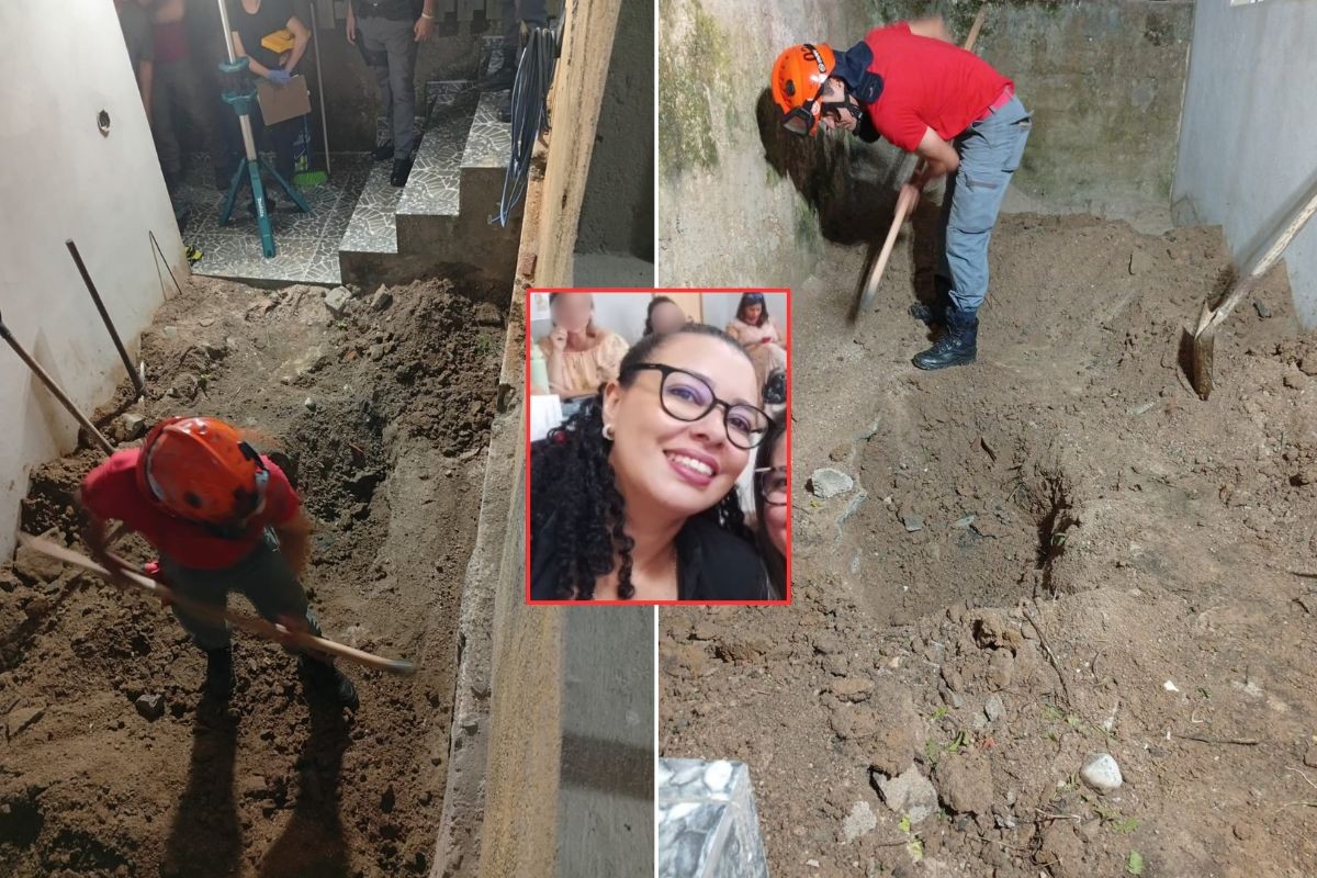 Bombeiros desenterram corpo de professora no quintal de casa em SP; marido é preso