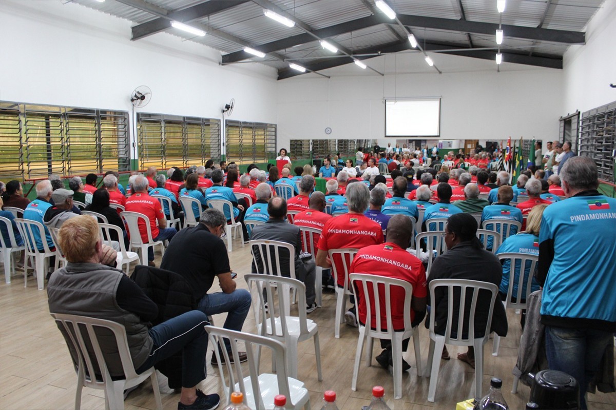 Delegação de Pinda é apresentada para o JOMI e cidade vai sediar modalidades