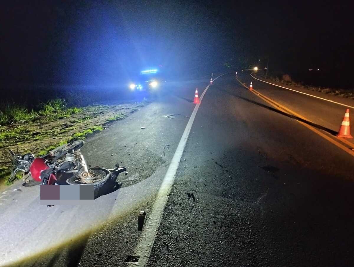 Motociclista morre em batida com carro na BR-116