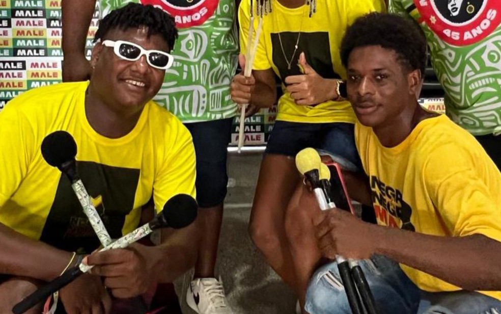 Irmãos percussionistas do Malê Debalê morrem após ataque a tiros com quatro pessoas baleadas na Bahia — Foto: Arquivo Pessoal