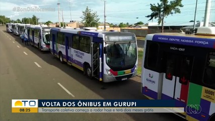 Transporte coletivo volta a circular em Gurupi com dois meses de gratuidade