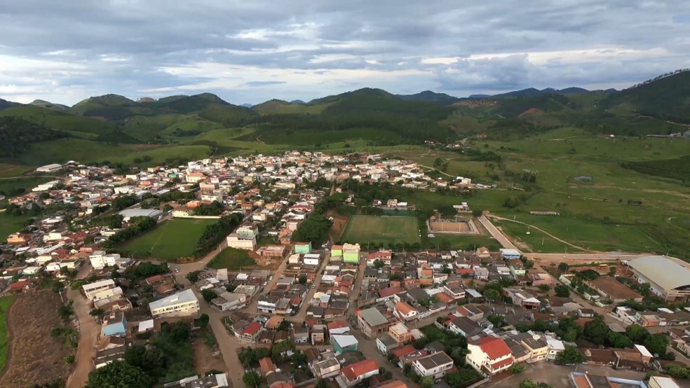 Cidade de Mantenópolis, no Noroeste do Espírito Santo — Foto: Reprodução/TV Gazeta