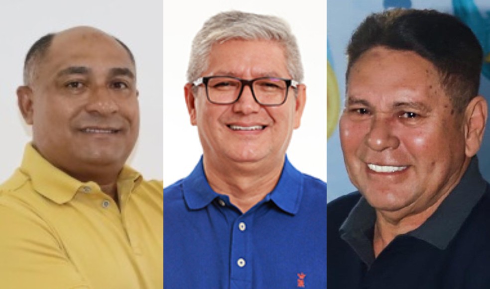 Candidatos a Prefeitura de Raposa nas eleições 2024 — Foto: Montagem/g1