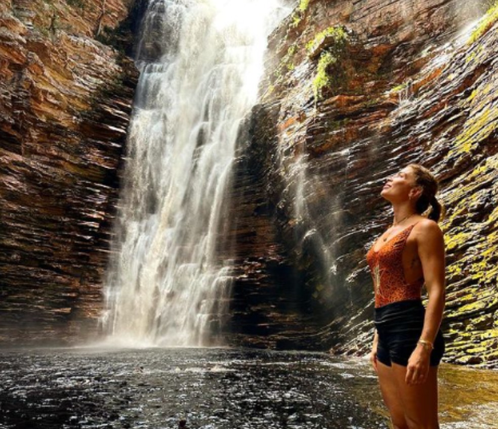 Grazi Massafera na Chapada Diamantina — Foto: Redes sociais