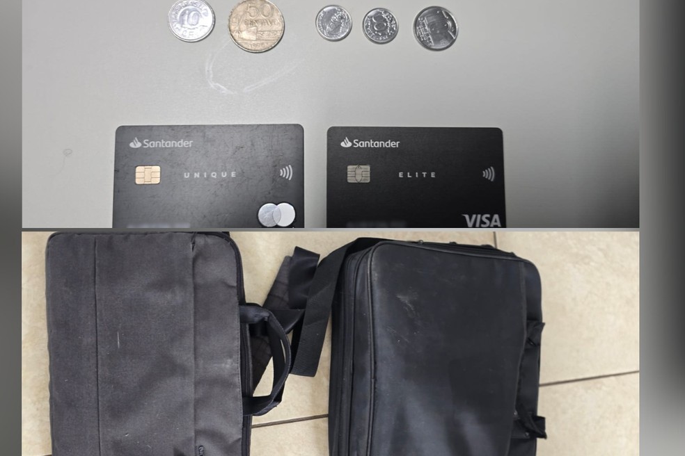 Parte dos objetos das vítimas foi recuperada — Foto: Polícia Civil/Divulgação