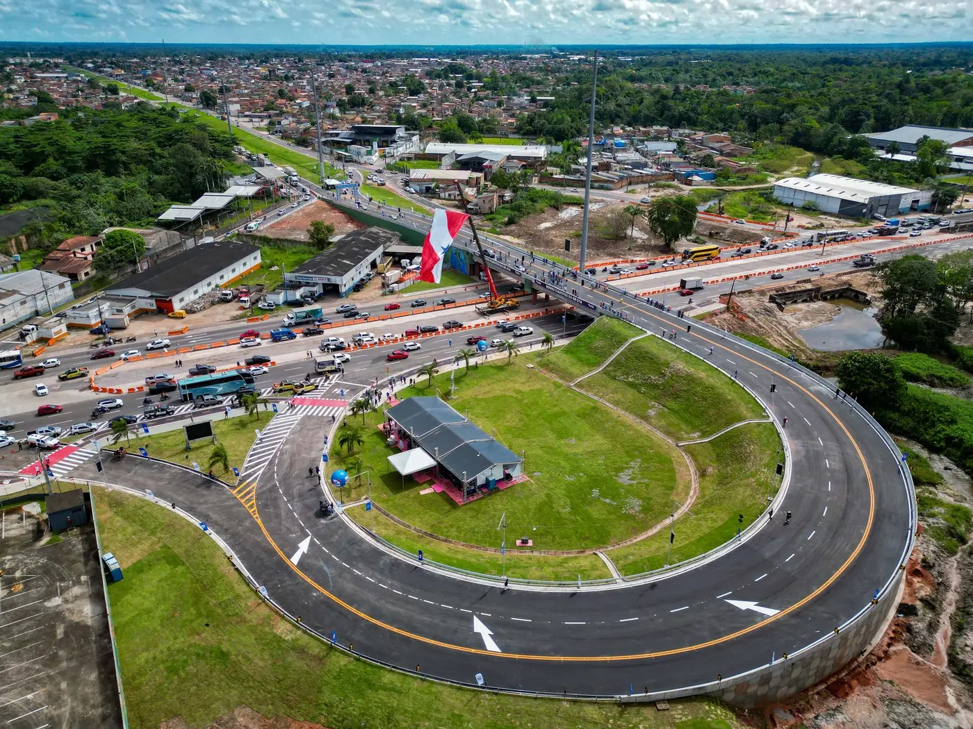 Viaduto na BR-316 com avenida Independência é inaugurado na Grande Belém