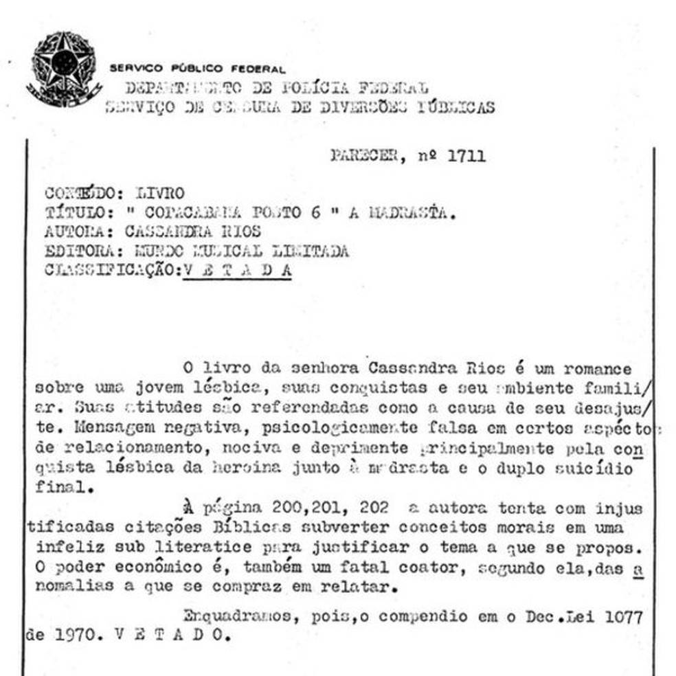 Quem foi Cassandra Rios, a escritora mais censurada da ditadura