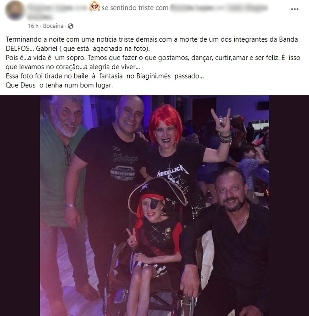 Banda Delfos tem mais de 25 anos de história no centro-oeste paulista — Foto: Facebook/Arquivo Pessoal