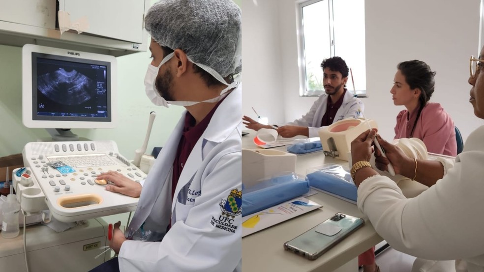 Um dos objetivos do projeto é capacitar profissionais de saúde no interior do Ceará. — Foto: Arquivo pessoal