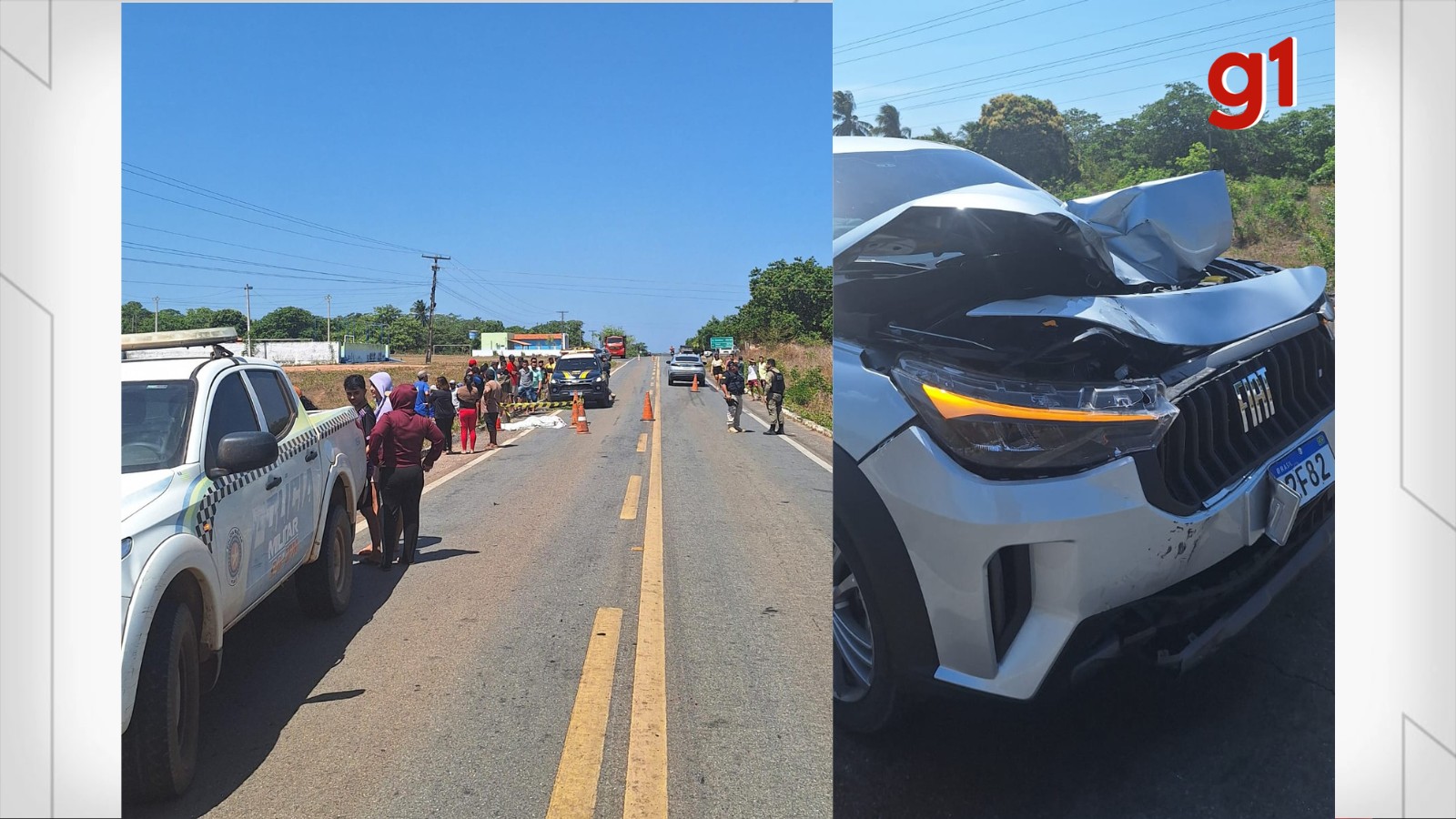 Homem morre em grave acidente entre moto e carro no litoral do Piauí
