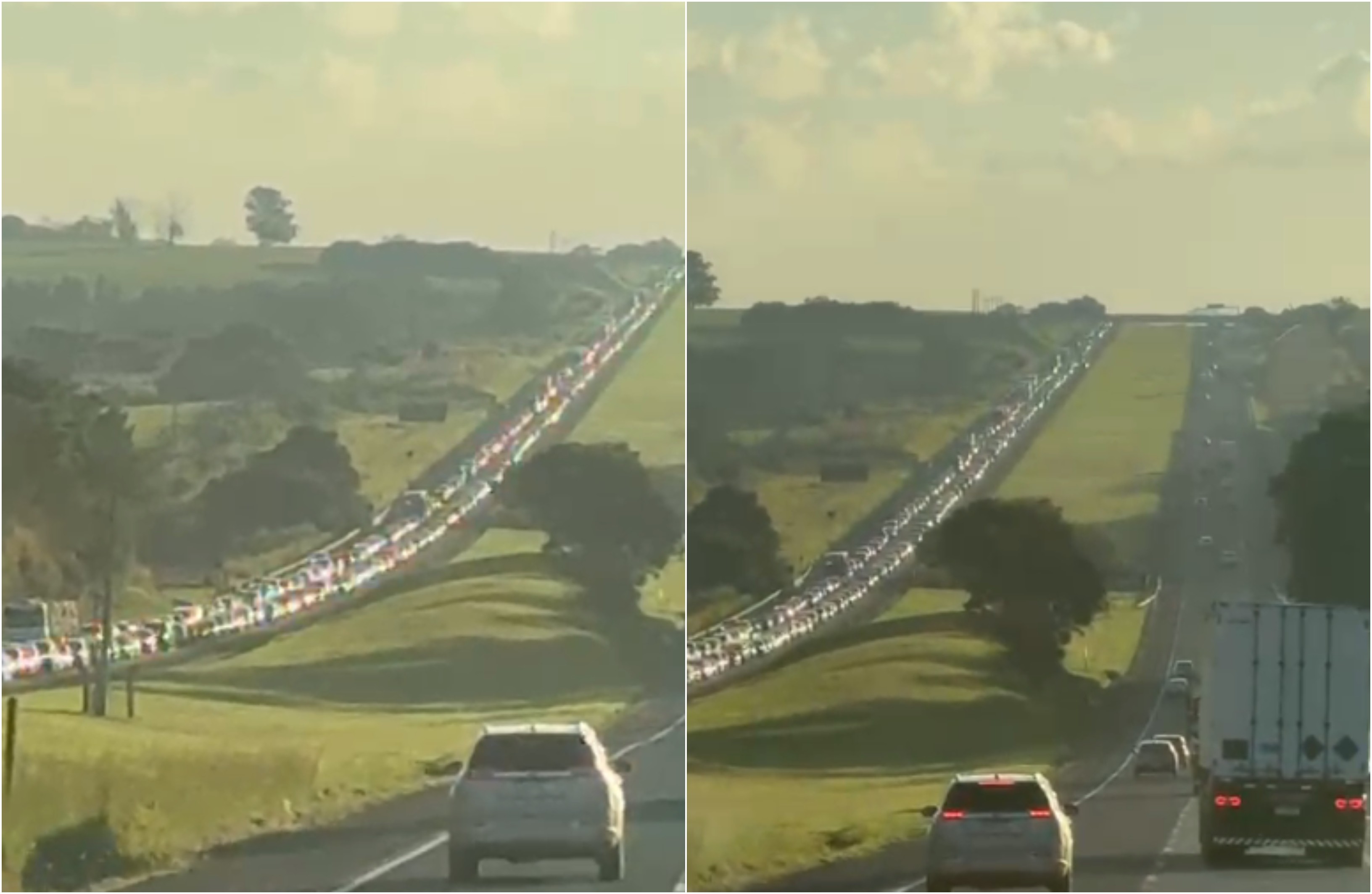 Carro cai em ribanceira e deixa 4 feridos em rodovia de Tatuí