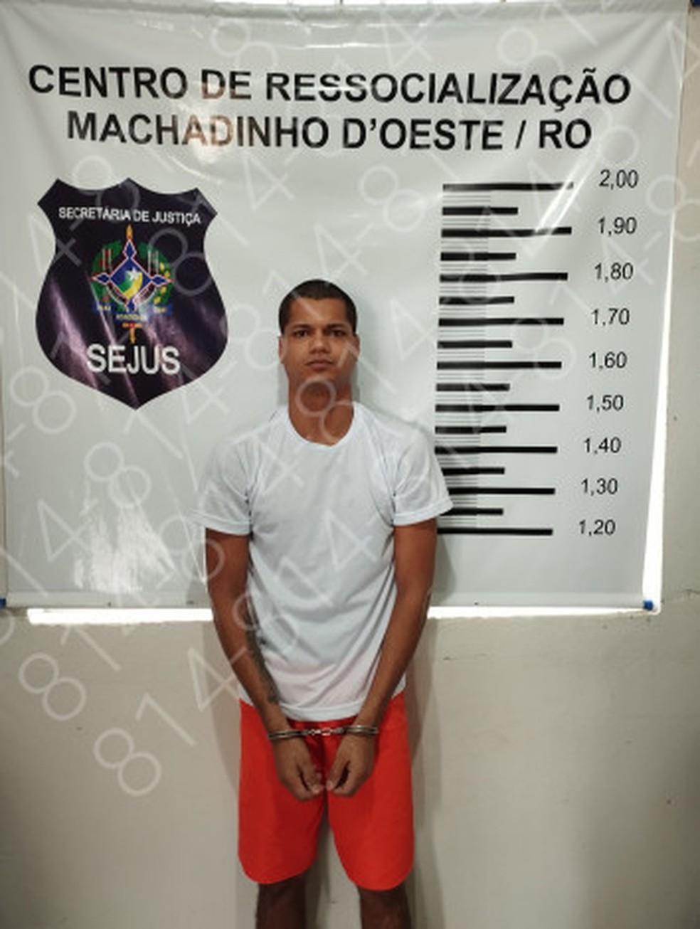 Cleverson Messias Vieira dos Santos  é procurado por fugir do presídio em Machadinho — Foto: Reprodução