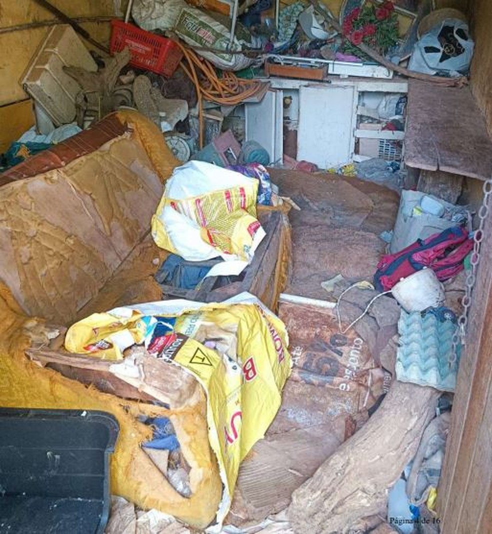 Sala da cada da idosa — Foto: Polícia Civil/Divulgação