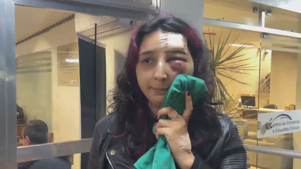 Isabela Morais Machado, sobrevivente de acidente de nibus no RS — Foto: Reproduo/ RBS TV
