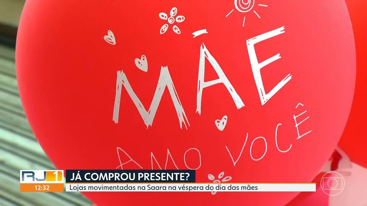 Consumidores buscam presentes de última hora para o Dia das Mães no Centro do Rio