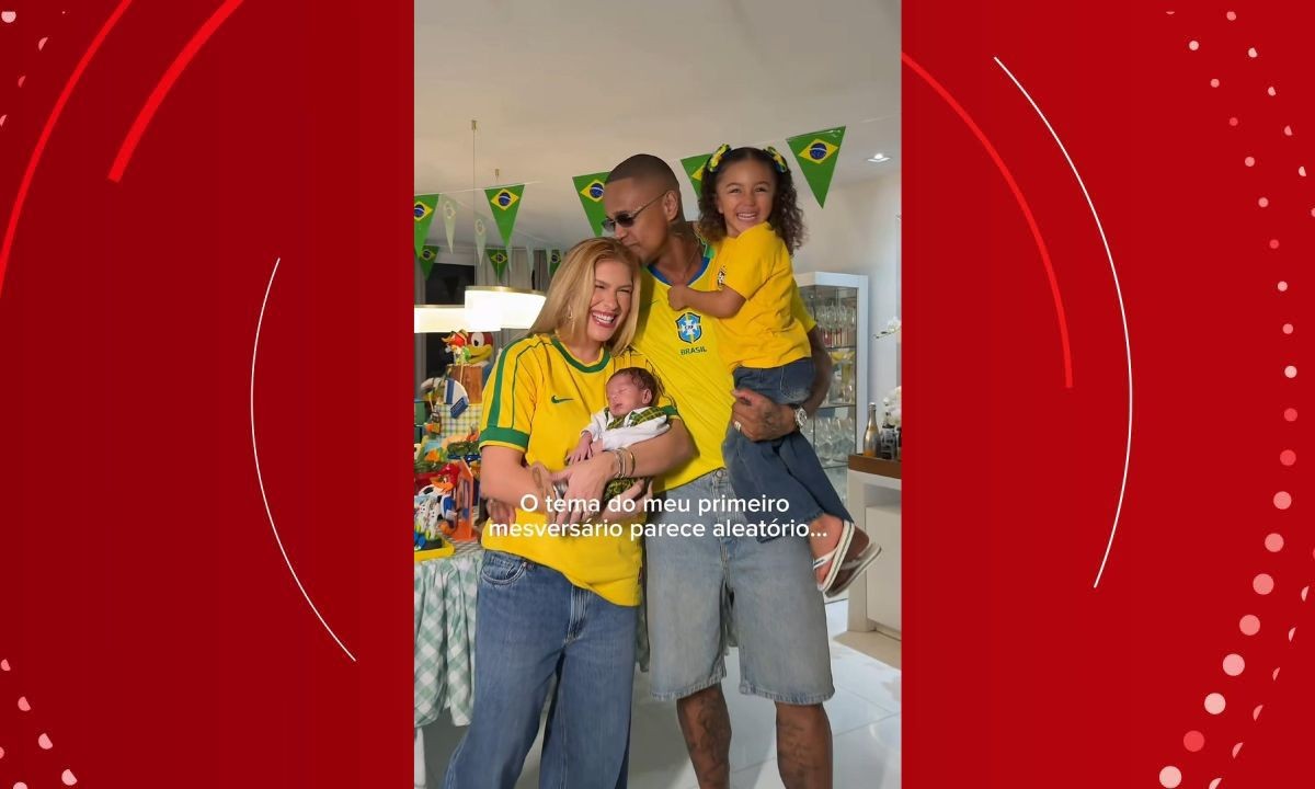 Lore Improta e Léo Santana comemoram primeiro 'mêsversário' do filho em Salvador