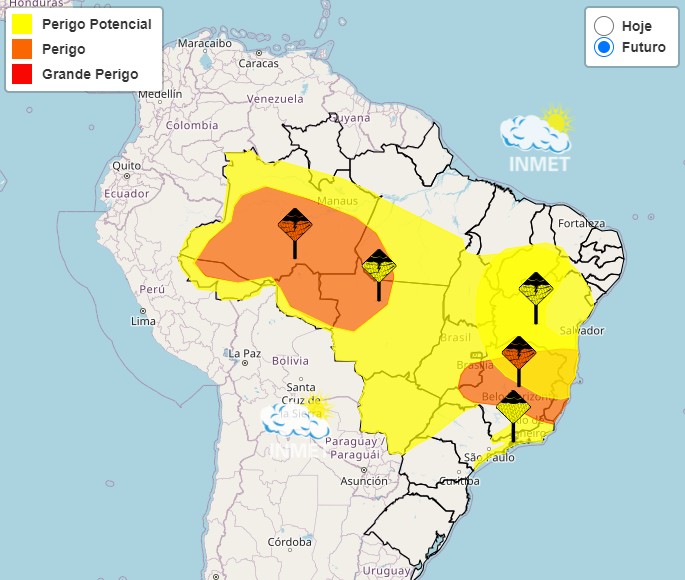 Grande SP sai da lista de regiões com alerta para chuvas e ventos fortes