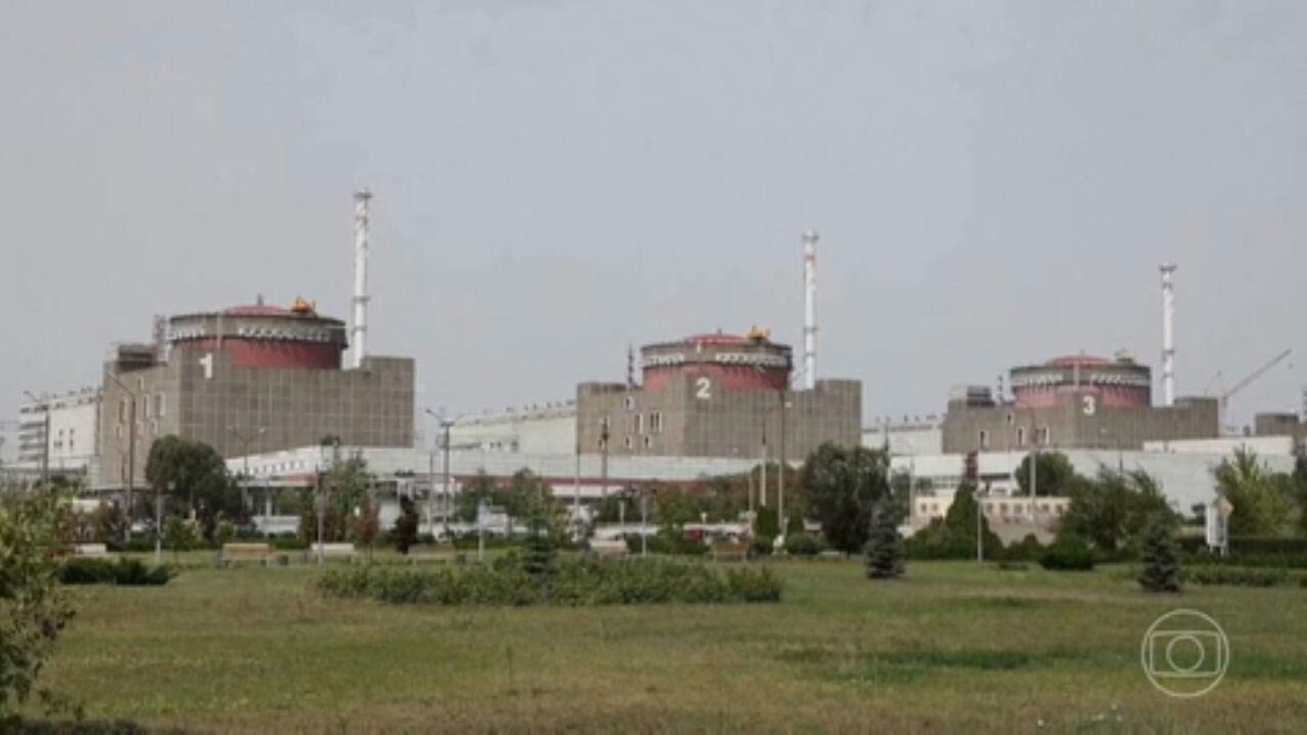 Estatal de energia da Ucrânia alerta para risco de vazamento de material  radioativo na usina nuclear de Zaporizhzhia, Jornal Nacional