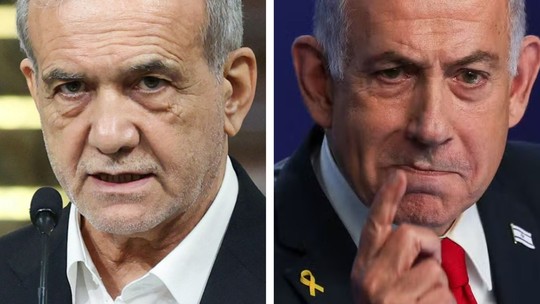 'Histórica' e 'grande': Irã e Israel disputam narrativa da vitória após 12 dias de confronto - Cessar-fogo começou na madrugada desta terça-feira (12). Em comunicados divulgados à nação, lideranças dos dois países tentam demonstrar força.