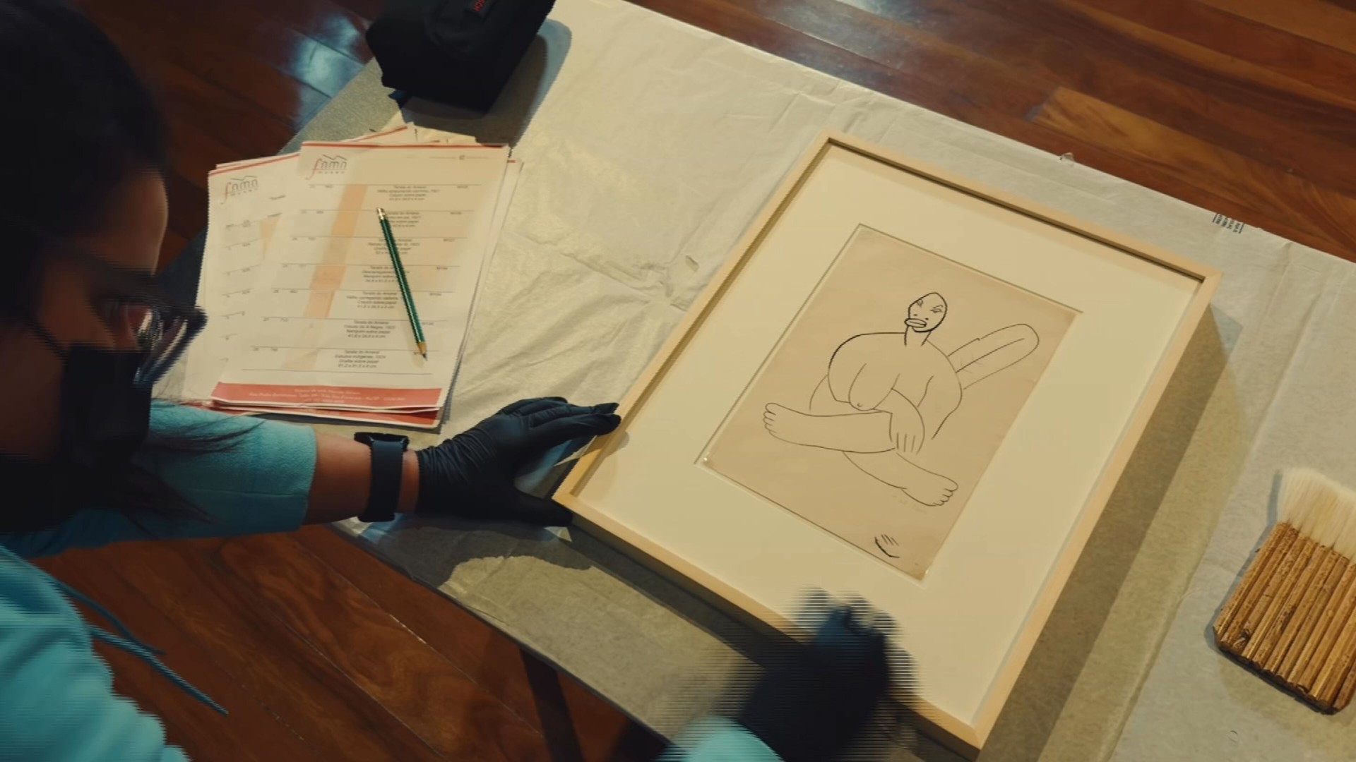 'Onde Nascem as Imagens': rascunhos inéditos de Tarsila do Amaral são expostos em museu no interior de SP