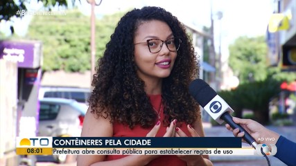Prefeitura abre consulta pública sobre regras para contêineres em Palmas