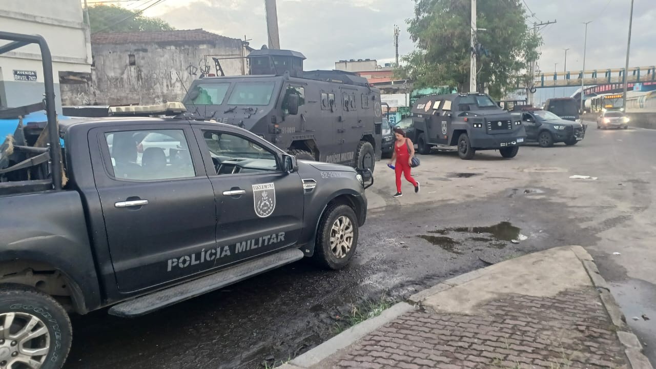 PM faz operação no Complexo da Maré